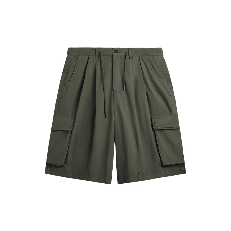 Simple Sporty Cotton Casual Shorts-2
