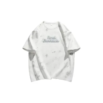 Trendy Loose Blended Synthetic Fabrics T Shirt