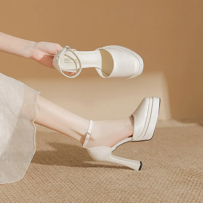Sexy Fashionable Plain High Heels-7