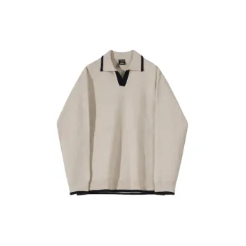 Contrast Color Fashionable Rayon Polo