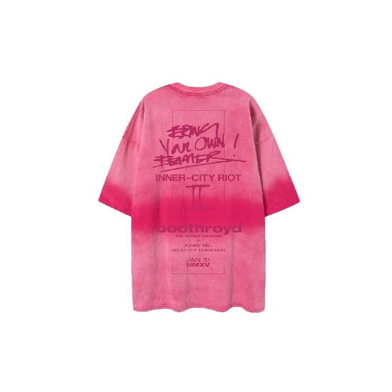 Hip Hop Letter 100% Cotton T-Shirt-3