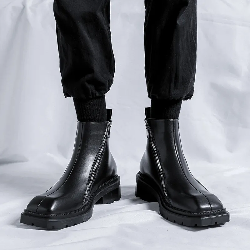 Basics Simple Ankle Boots-2