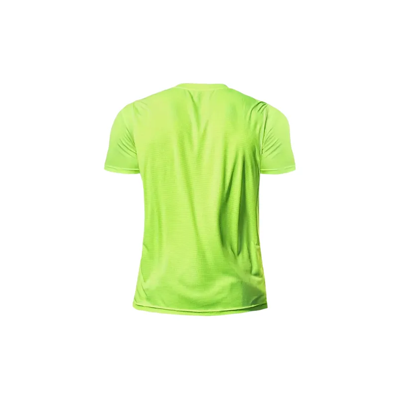 Simple Plain Blended Synthetic Fabrics T Shirt-14