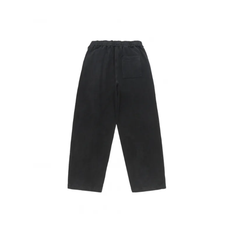 Casual Plain Knit Sweatpants-1