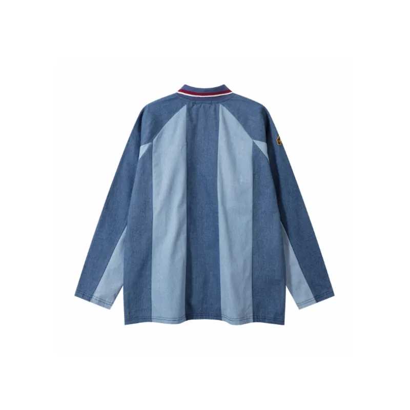 Retro Long Sleeve Polo-1