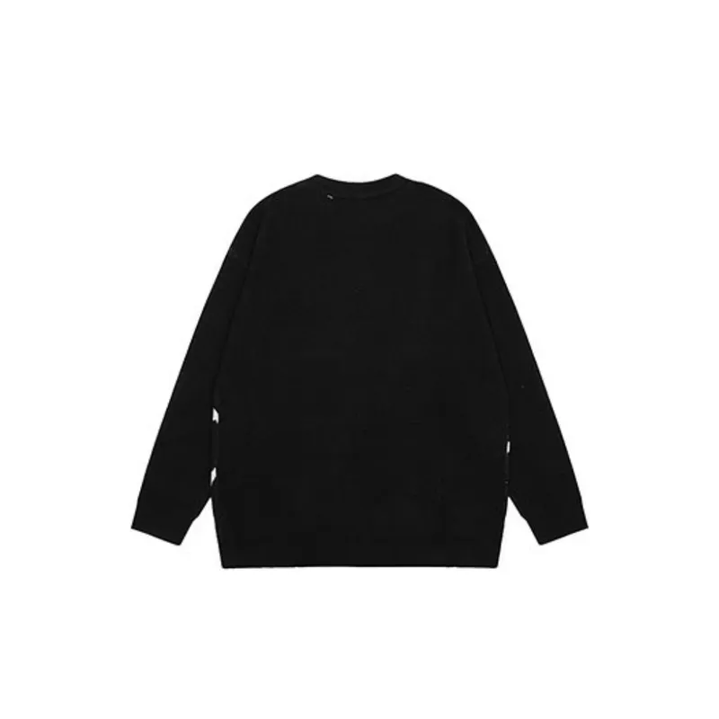 Spider Jacquard Crewneck Sweater-3