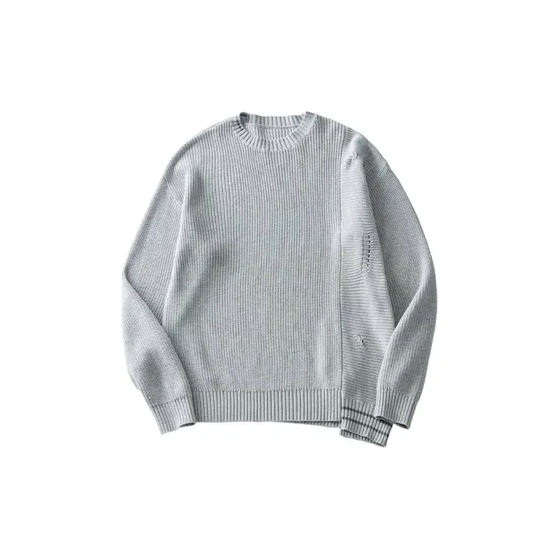 Fashionable Simple Cotton Sweater-2