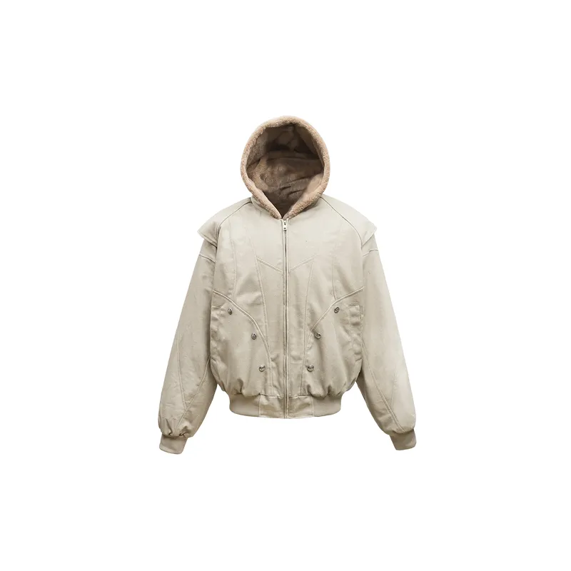 Casual Loose Quilted Jacket-0