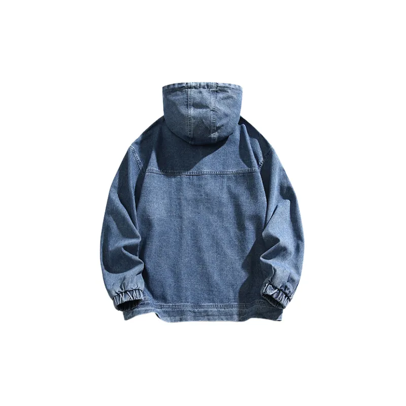 Fashionable Loose Cotton Blended Fabric Jacket-1