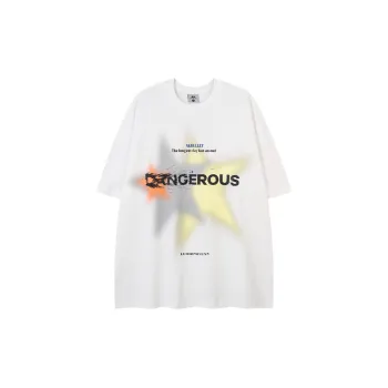 Loose Star Cotton T Shirt Unisex