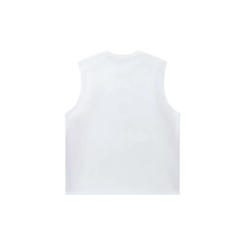 Retro Trendy Couple Loose Vest-1