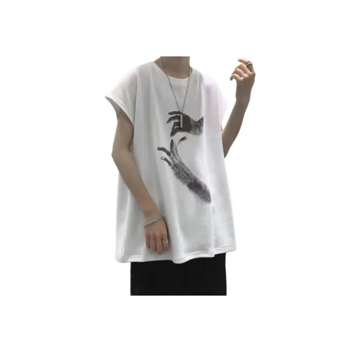 Vintage Oversize Sleeveless T Shirt