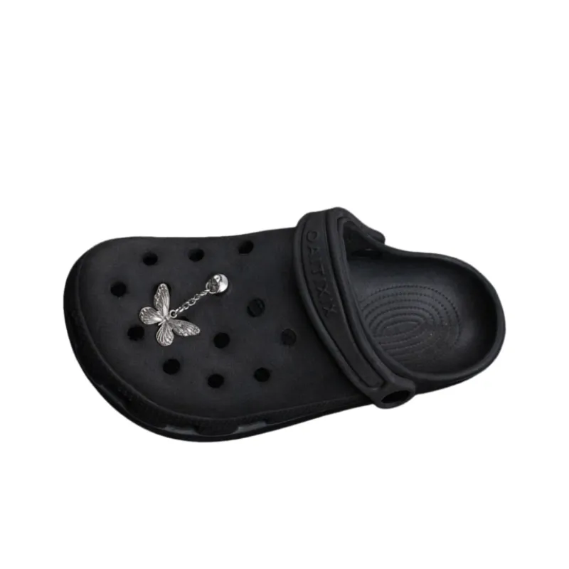 Metal Rhinestone Shoelace Buckle Set