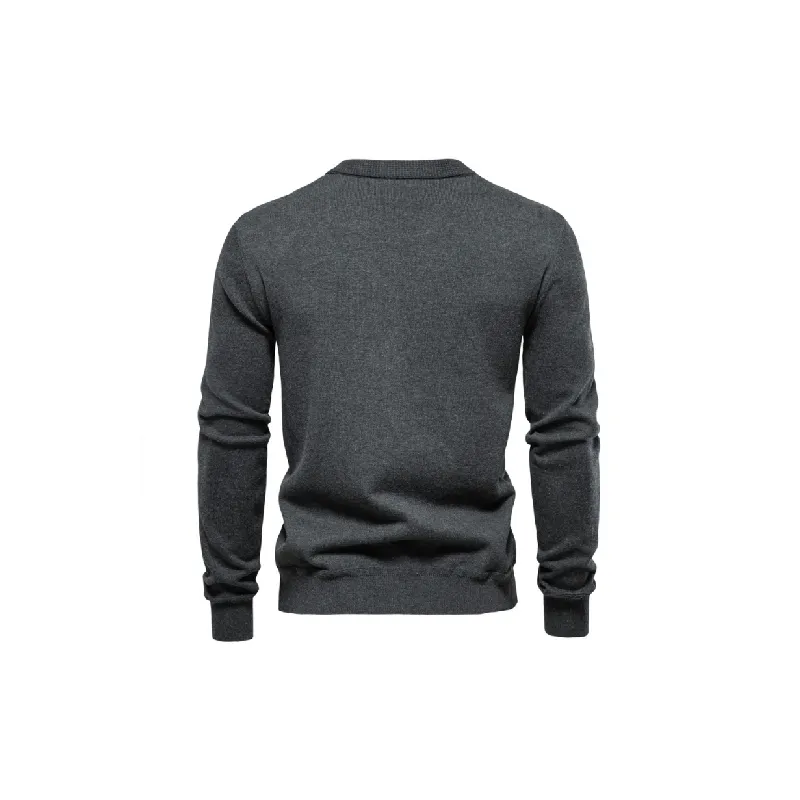 Business Plain Sweater-10