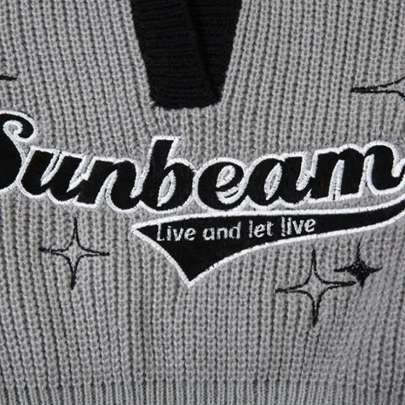 Retro Loose Acrylic Fibres Sweater Women-2