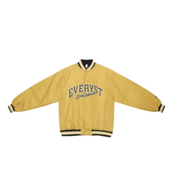 High Street Hip Hop Letter Embroidered Baseball Jacket