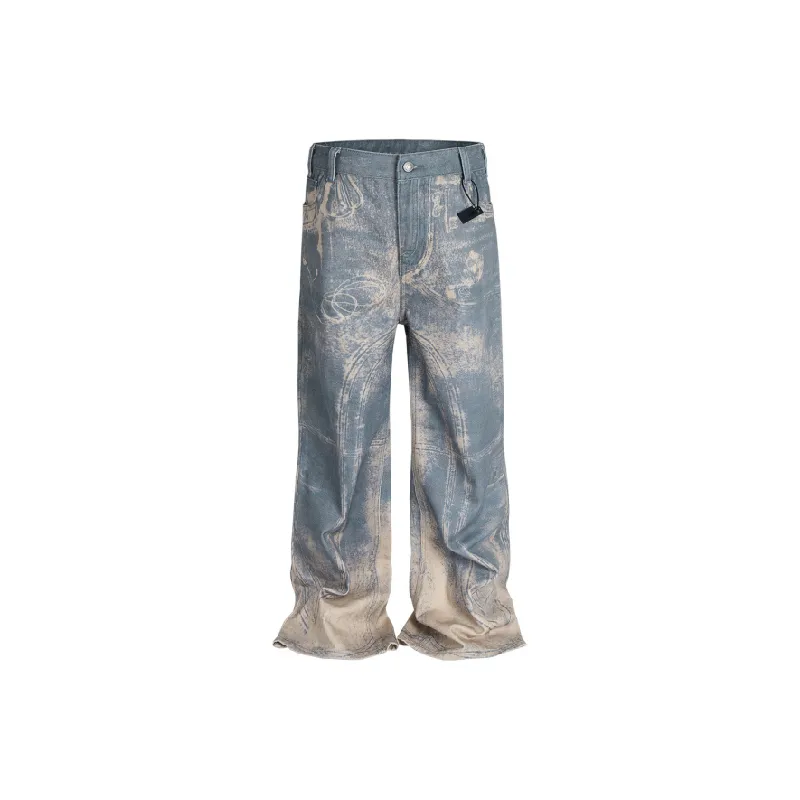 Fashionable Washed Jeans