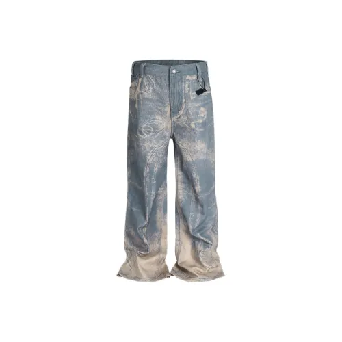 Fashionable Washed Jeans