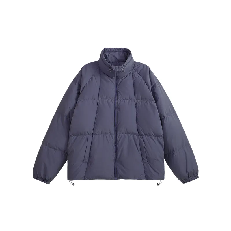 Simple Basics White Duck Down Jacket-0