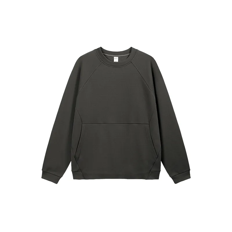 Plain Simple Polyester Sweatshirt-2