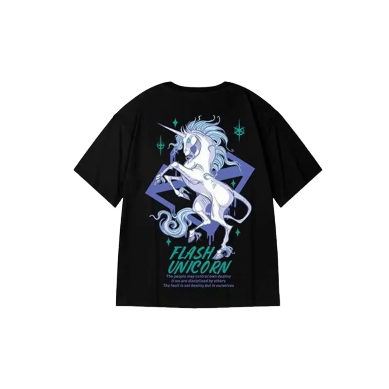Loose Casual Milk Fiber T Shirt-3