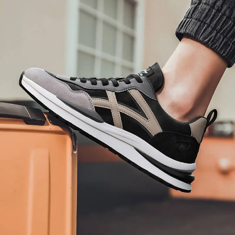 Retro Contrast Color Lifestyle Shoes-2