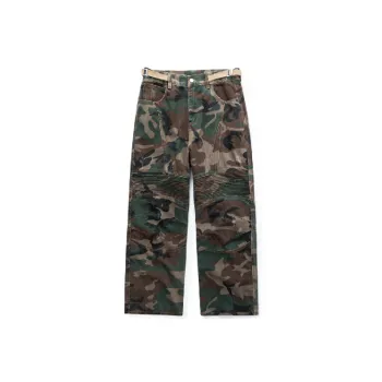 Casual Retro Straight Leg Jeans