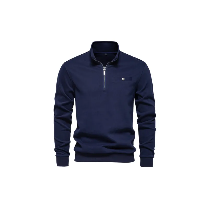 Casual Plain Sweatshirt-0