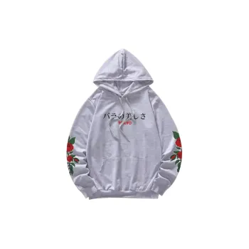 Casual Floral Rabbit Hair Sweatshirt