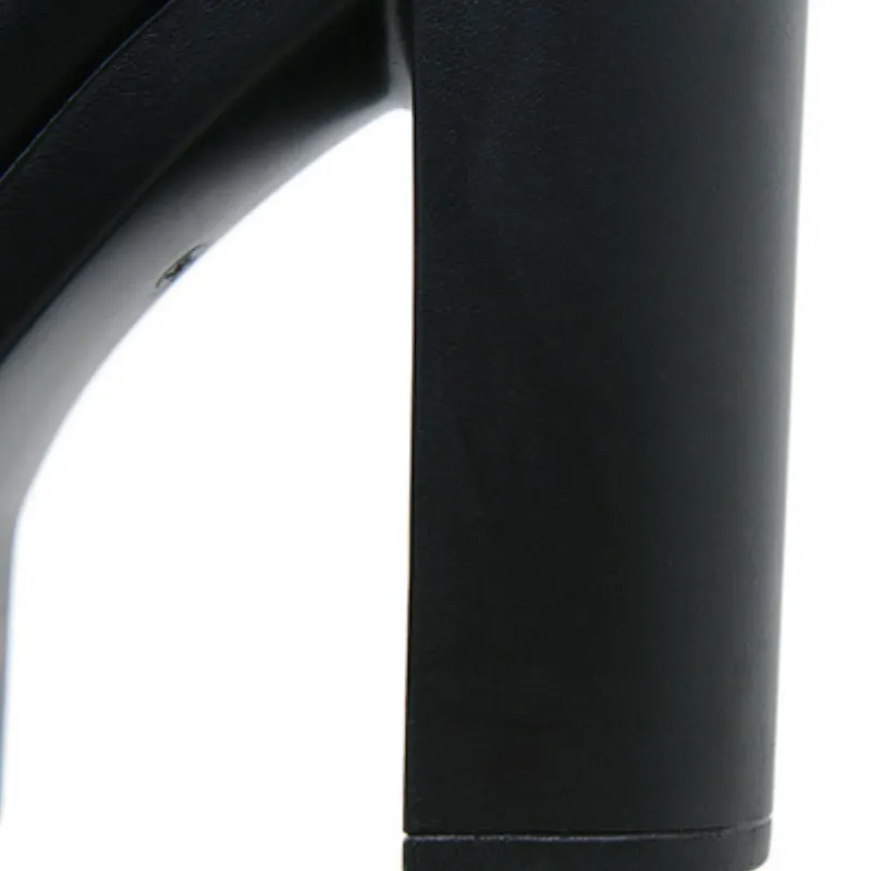 Fashion Zipper Punk High Heels-4
