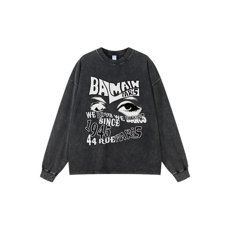 Fashionable Simple 100% Cotton Sweatshirt
