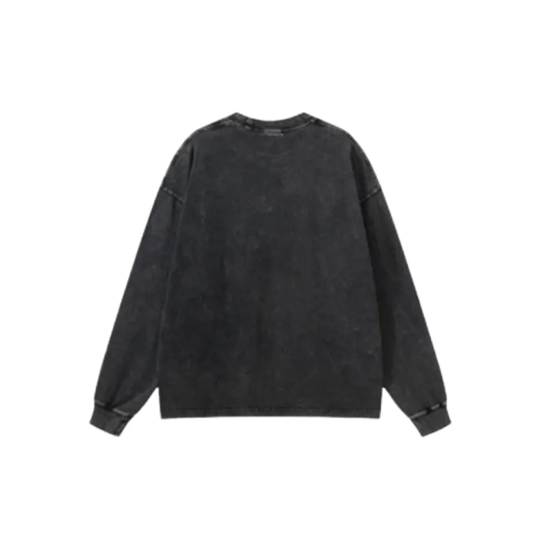 Fashionable Simple 100% Cotton Sweatshirt-1
