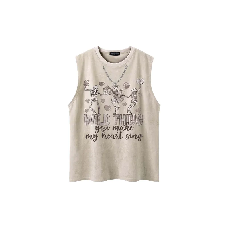 Retro Loose Suede Vest-2