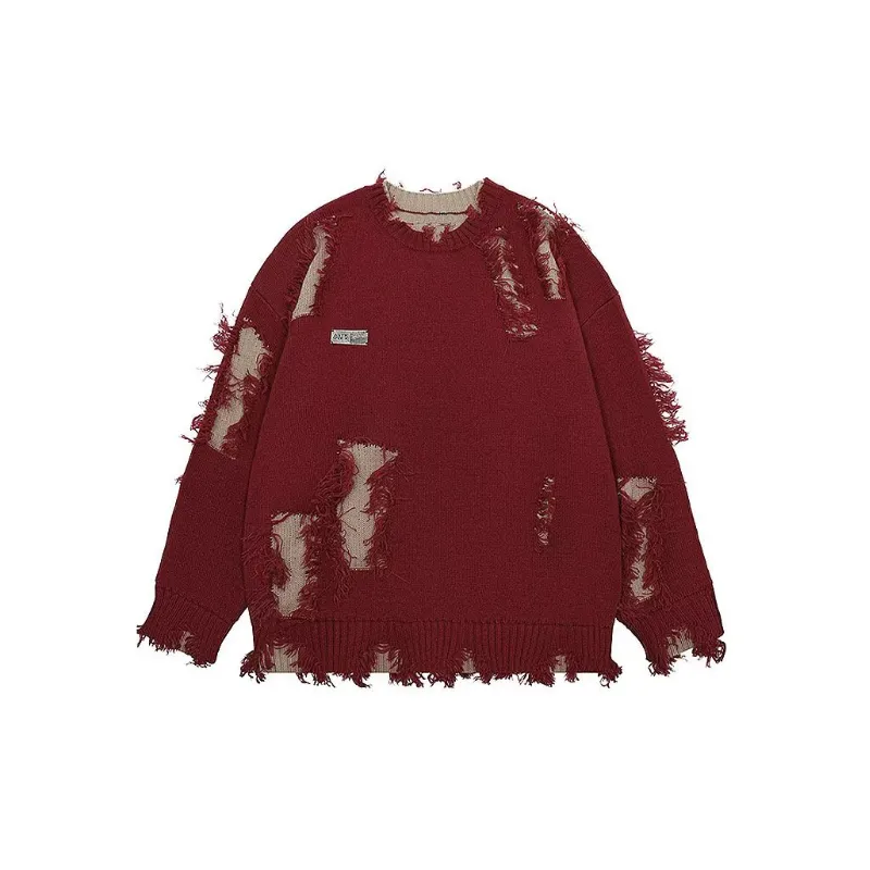 Casual Retro Loose Sweater-2