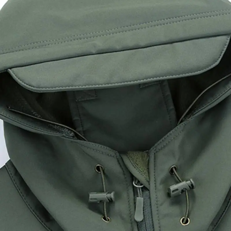 Sporty Warming Polyester Outdoor Jacket-3