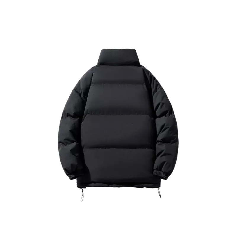 Simple Loose Polyester Quilted Jacket-7