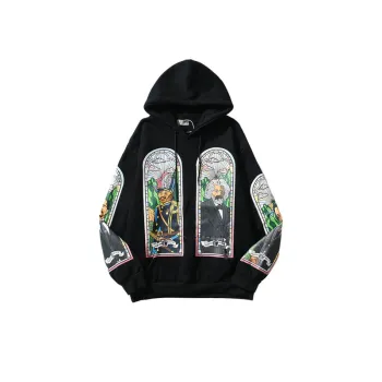 Casual High Street Printed Hoodie