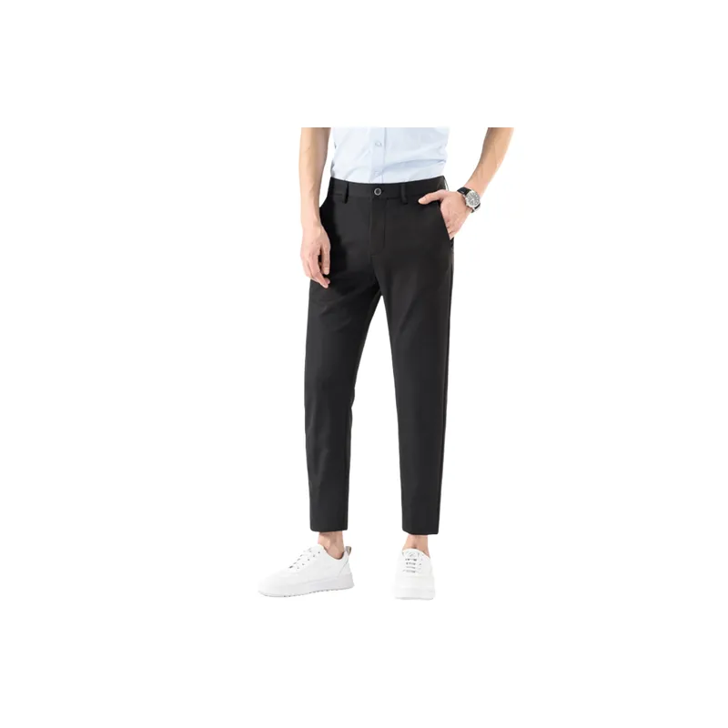 Casual Business Blended Synthetic Fabrics Suit Trousers