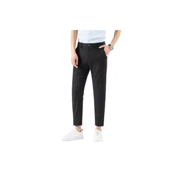 Casual Business Blended Synthetic Fabrics Suit Trousers