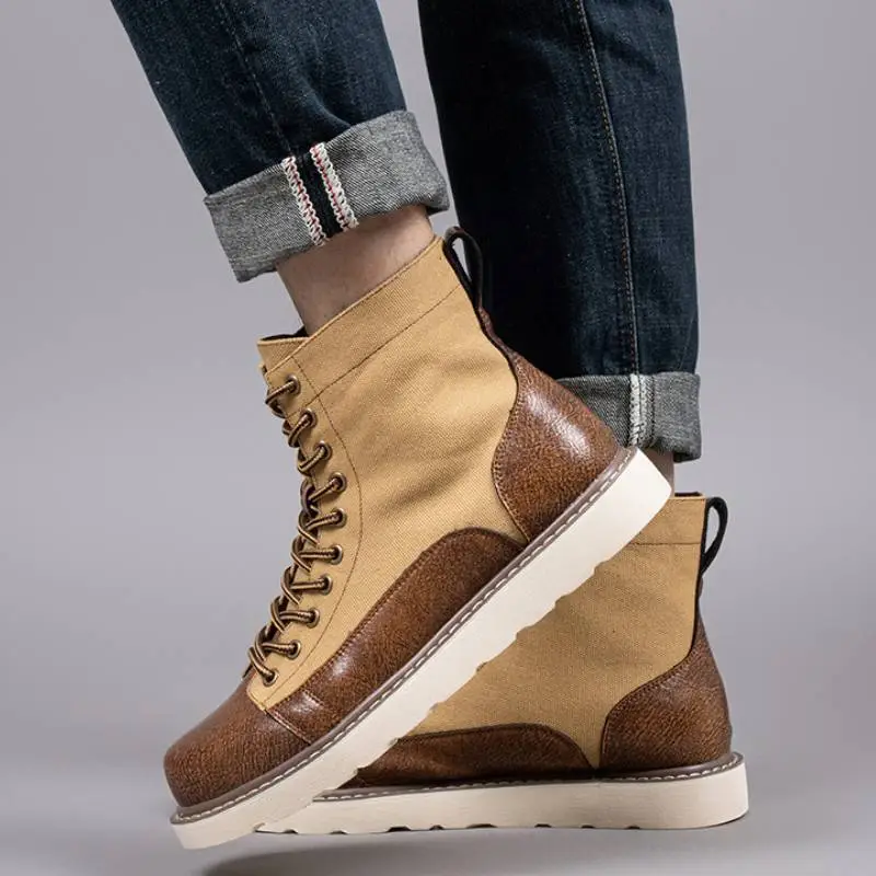 Simple Retro Outdoor Boots-5