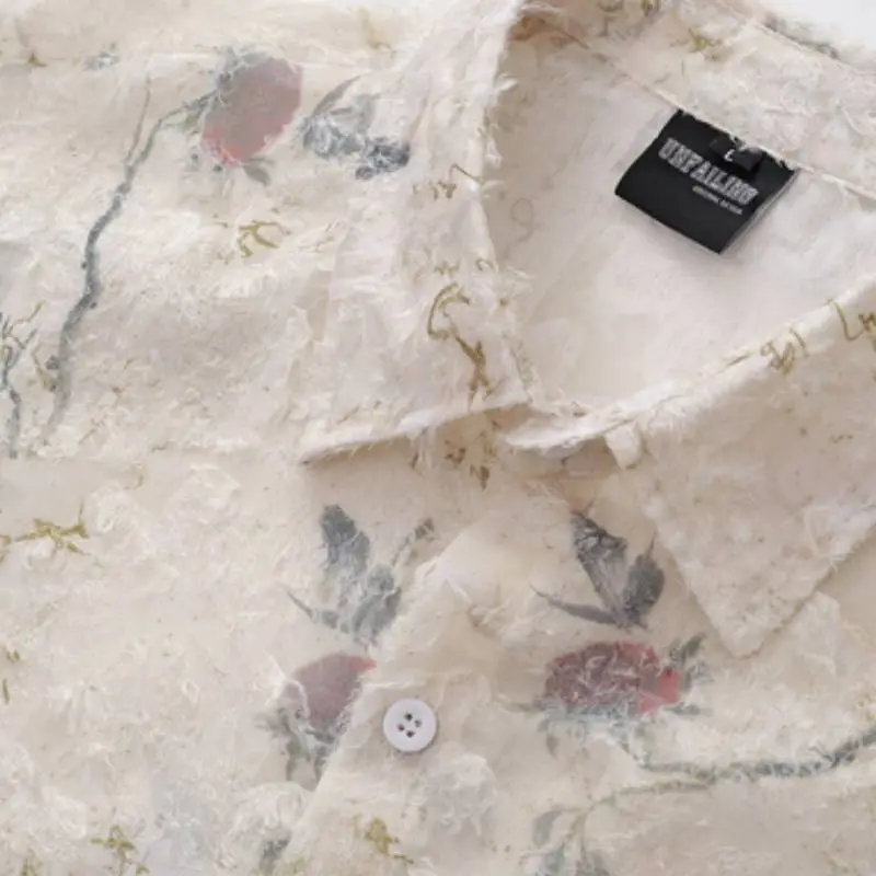 Retro Butterfly Loose Shirt-12