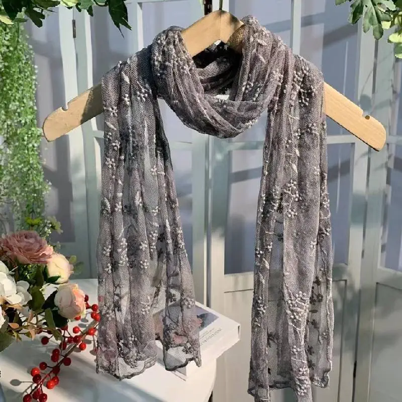 Fashionable Floral Scarf-1