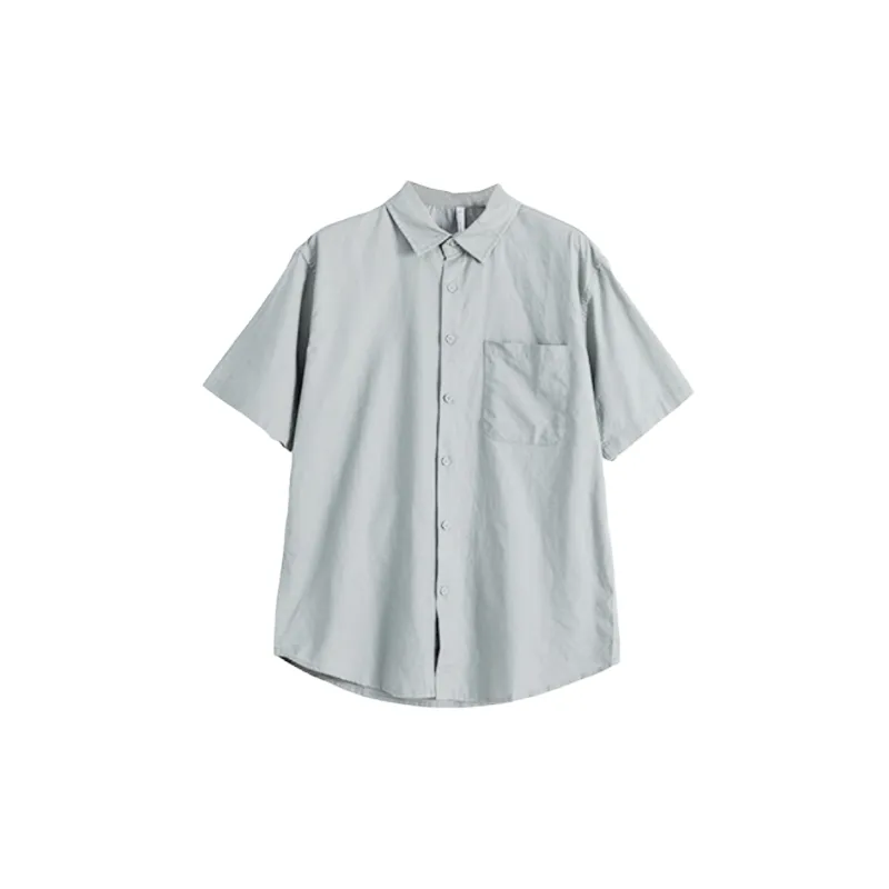 Casual Loose Flax Shirt Unisex-6