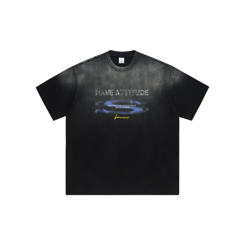 Washed Ombre 100% Cotton T Shirt