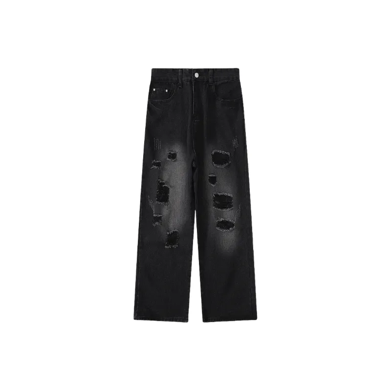 Fashionable Ripped Jeans-0
