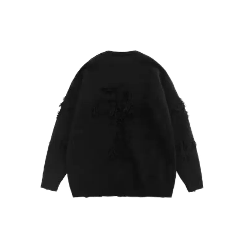 Ripped Loose Sweater-1