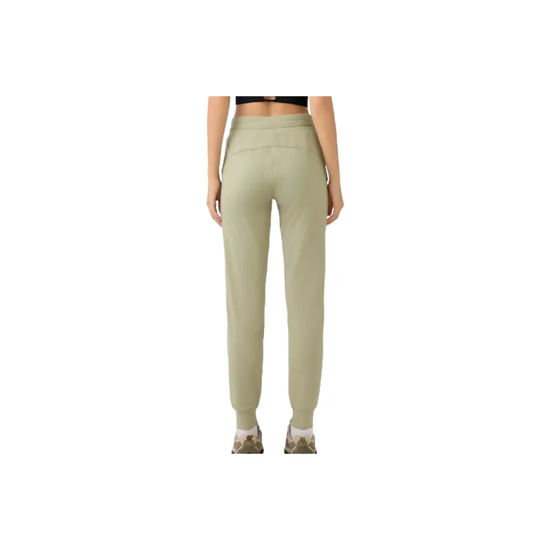 Fashionable Simple Cotton Blended Fabric Sports Pants Women-1