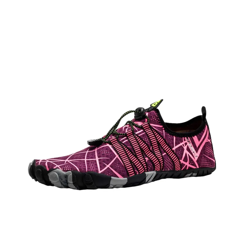 Simple Striped River Trekking Shoes-0