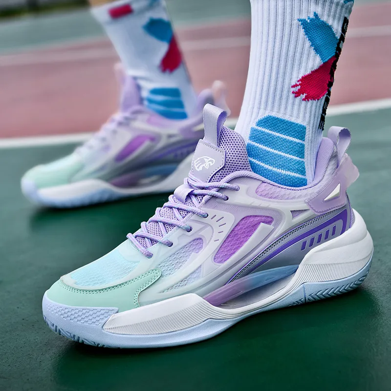 Sporty Casual Basketball Shoes-5