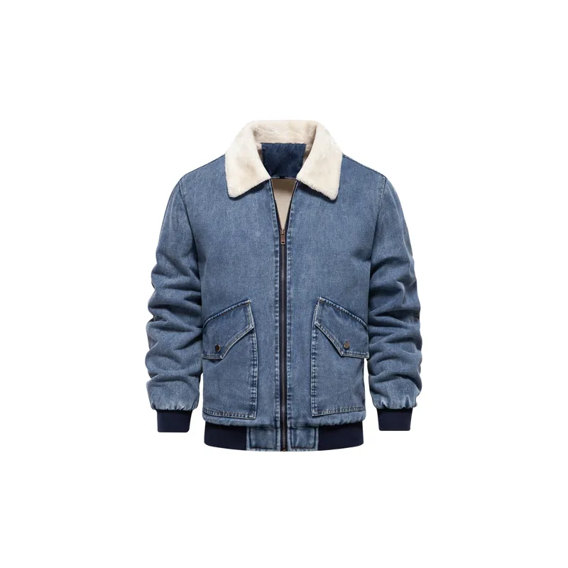 Casual Fashionable Denim Jacket-0